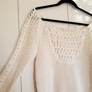Maje Crochet Sweater